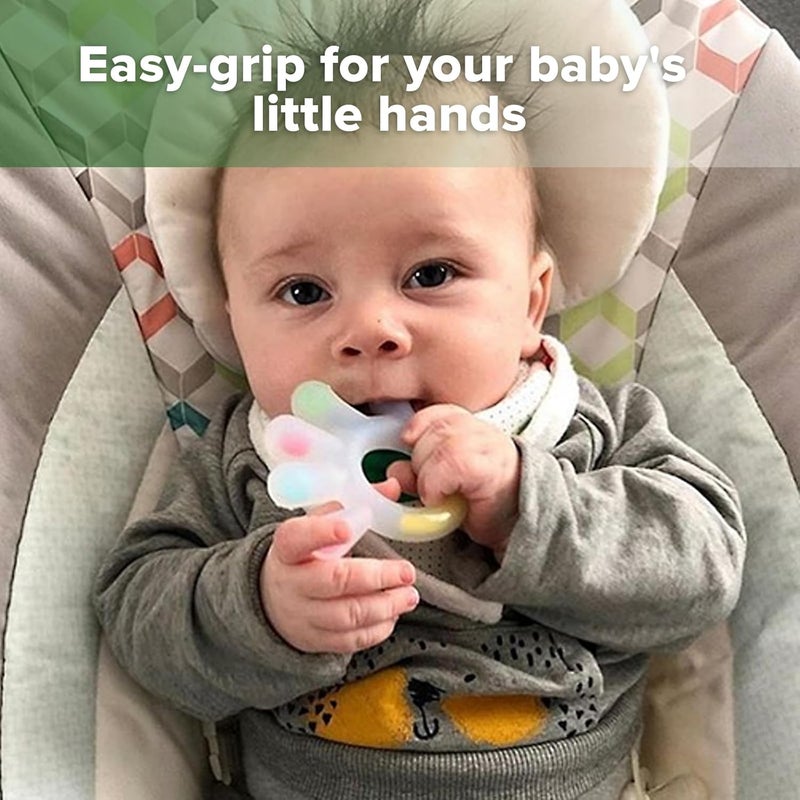 Haakaa Palm Teether  Soft Silicone Baby Soothing Teether Pacifier  Frozen Teething Toy for 3M Babies  BPA Free 1 Pack - Image 5
