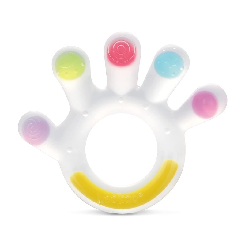 Haakaa Palm Teether  Soft Silicone Baby Soothing Teether Pacifier  Frozen Teething Toy for 3M Babies  BPA Free 1 Pack - Image 1