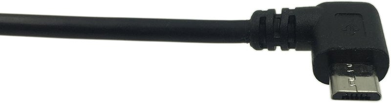 CERRXIAN 9Inch Micro USB Cable Combo Left  Right Angle Micro USB 5 Pin Male to USB 20 Type A Right Angle Male Data Sync and Charge Cable Black2Pack R - Image 4