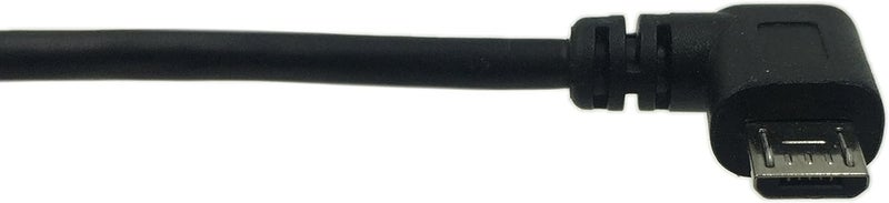 CERRXIAN 9Inch Micro USB Cable Combo Left  Right Angle Micro USB 5 Pin Male to USB 20 Type A Right Angle Male Data Sync and Charge Cable Black2Pack R - Image 5