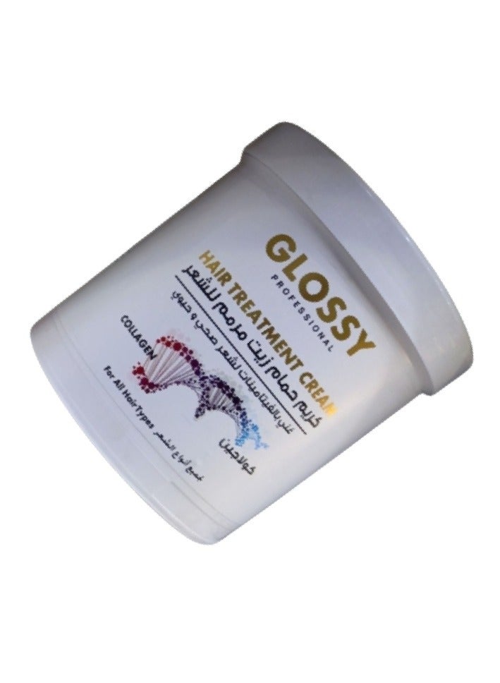 Glossy كريم علاج الشعر مع الكولاجين - Image 2