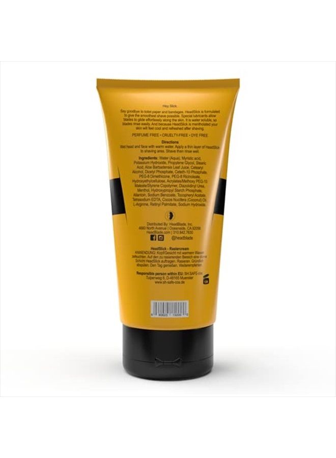 HeadBlade HeadSlick Men's Head & Skull Shaving Cream | No more Nick, Cuts, or Razor Burns | 5 oz (3 Pack) - Image 3