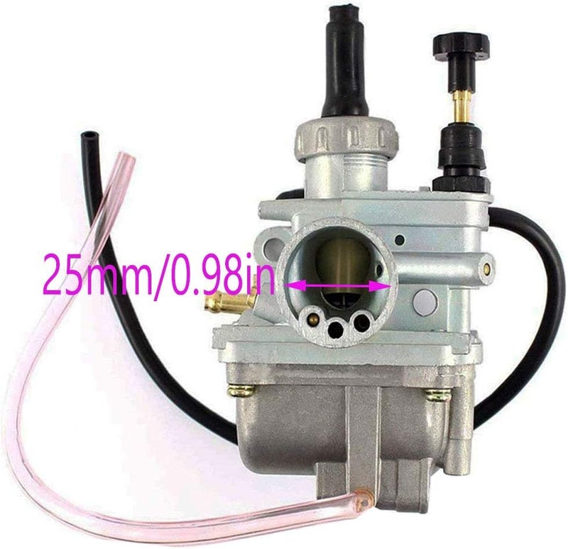 TOPEMAI كربوراتير TOPEMAI LT80 مع صمام تحويل الوقود ومنفذ السحب لسيارات سوزوكي LT 80 كوادسبورت ATV - Image 4