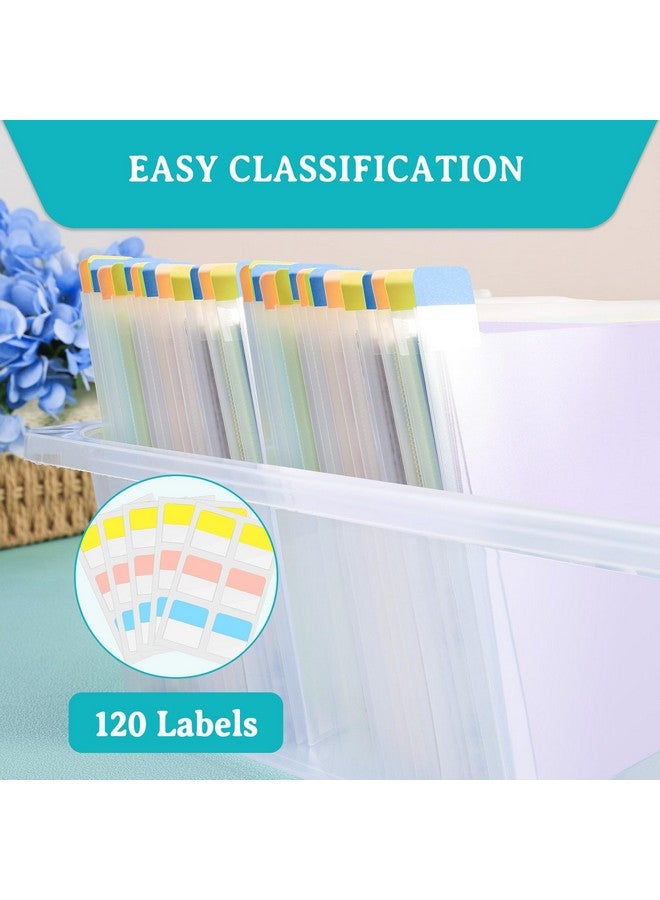 Caydo 36PCS 6x6inch Scrapbook Paper Storage, with 60PCS Sticky Index Tabs for Holding Scrapbook Paper, Cardstock, Vinyl Sheets - Image 2