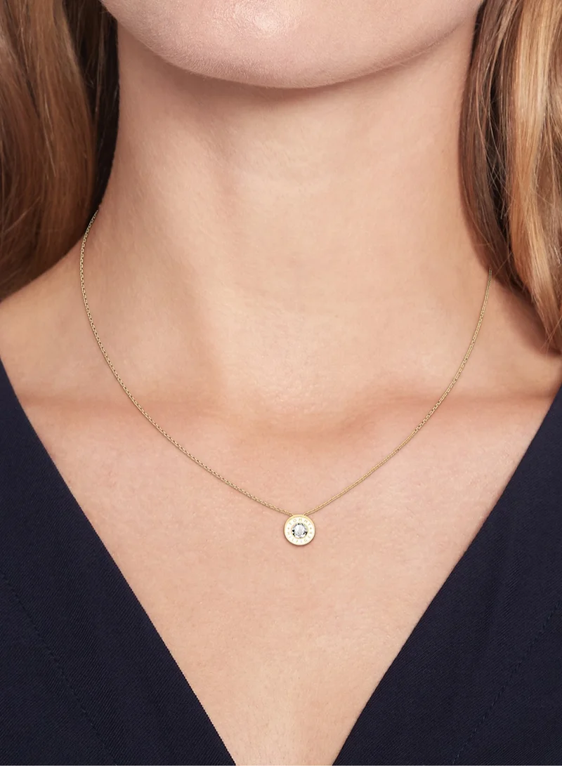 تومي هيلفيغر Tommy Hilfiger Women's Gold Pendant with chain - 2780801