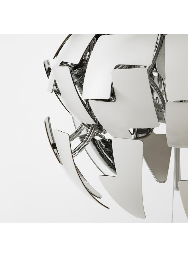 Zaboon Pendant Lamp, White/Silver-Colour, 35 Cm - Image 5