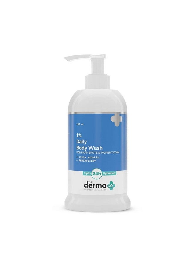 The Derma Co Daily 1% Body Wash with Alpha Arbutin Pentavitin 250ml (8.45 Fl Oz) - Image 1