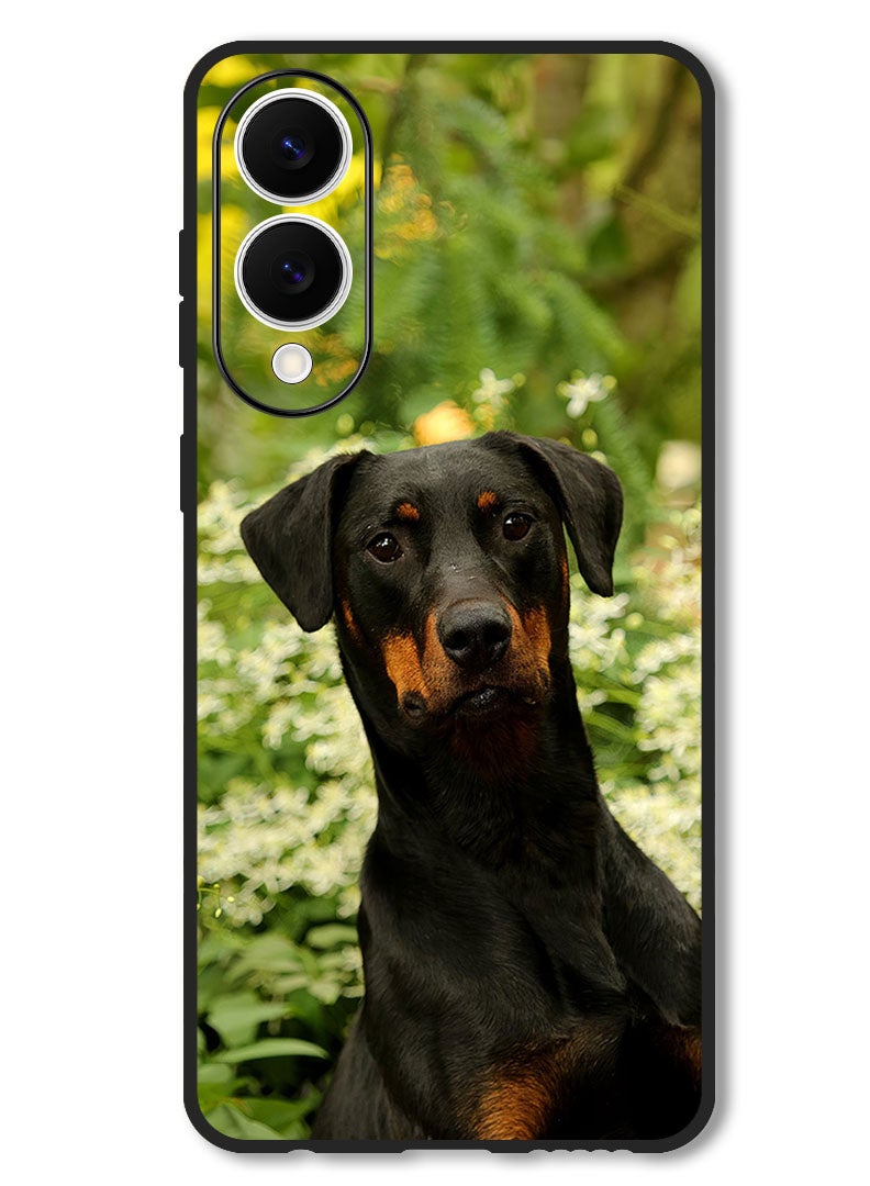 Theodor Case Compatible with Samsung Galaxy S25 Edge 6.7 Inch Protection Shockproof Bumper Cover dog_pet_leaves - Image 1