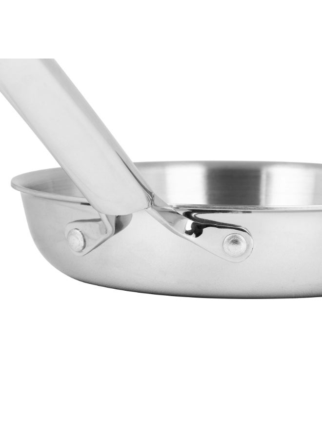 NAMSON NAMSON PREMIUM TRI-PLY FRY PAN 20CM NA-7950 – Premium Stainless Steel | Durable & Easy to Clean | Everyday Kitchen Essential - Image 2