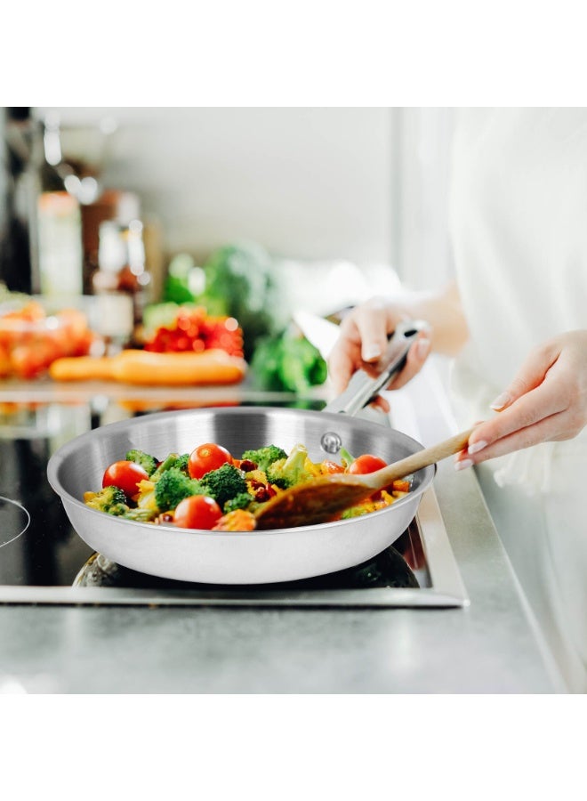 NAMSON NAMSON PREMIUM TRI-PLY FRY PAN 20CM NA-7950 – Premium Stainless Steel | Durable & Easy to Clean | Everyday Kitchen Essential - Image 4