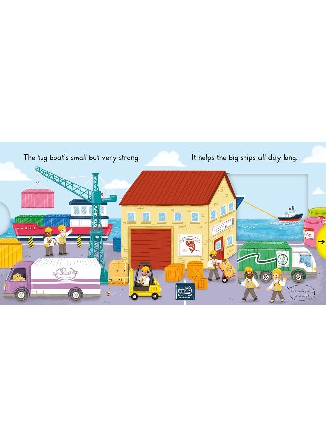 Busy Boats: A Push Pull and Slide Book  - Image 4
