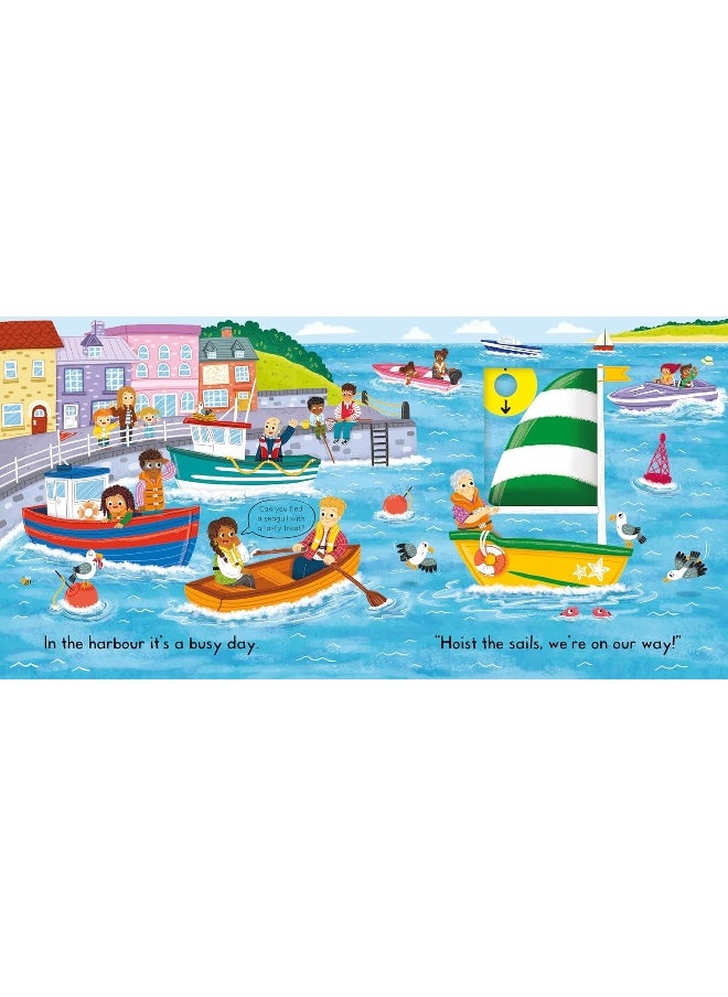 Busy Boats: A Push Pull and Slide Book  - Image 3
