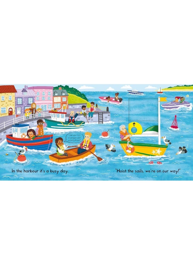 Busy Boats: A Push Pull and Slide Book  - Image 2