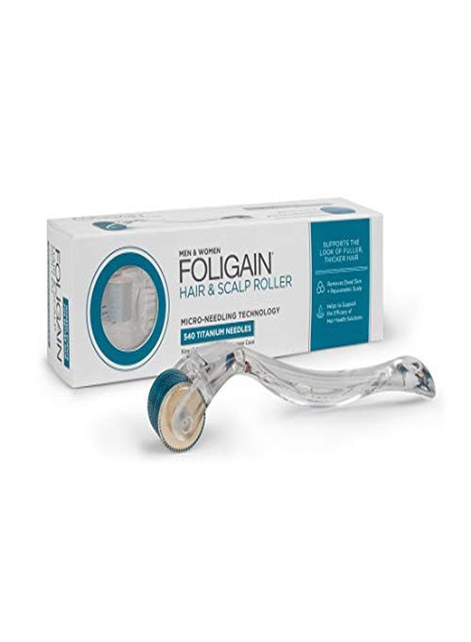 FOLIGAIN Hair & Scalp Derma Micro-Needling Roller, Hair Loss Treatment - Image 1