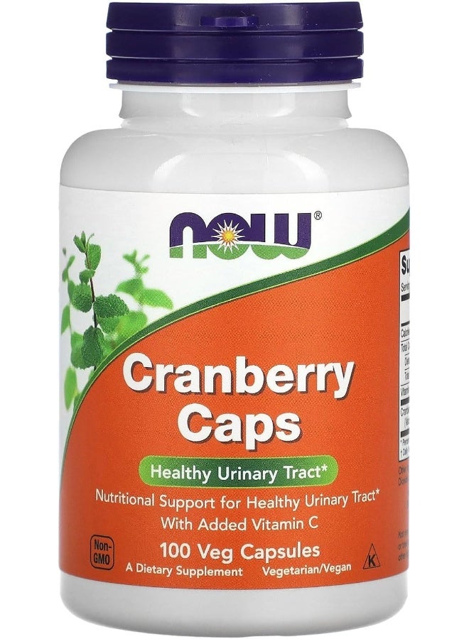NOW Foods Cranberry, 100 Capsules - Image 1