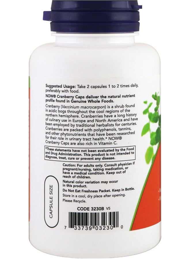 NOW Foods Cranberry, 100 Capsules - Image 3