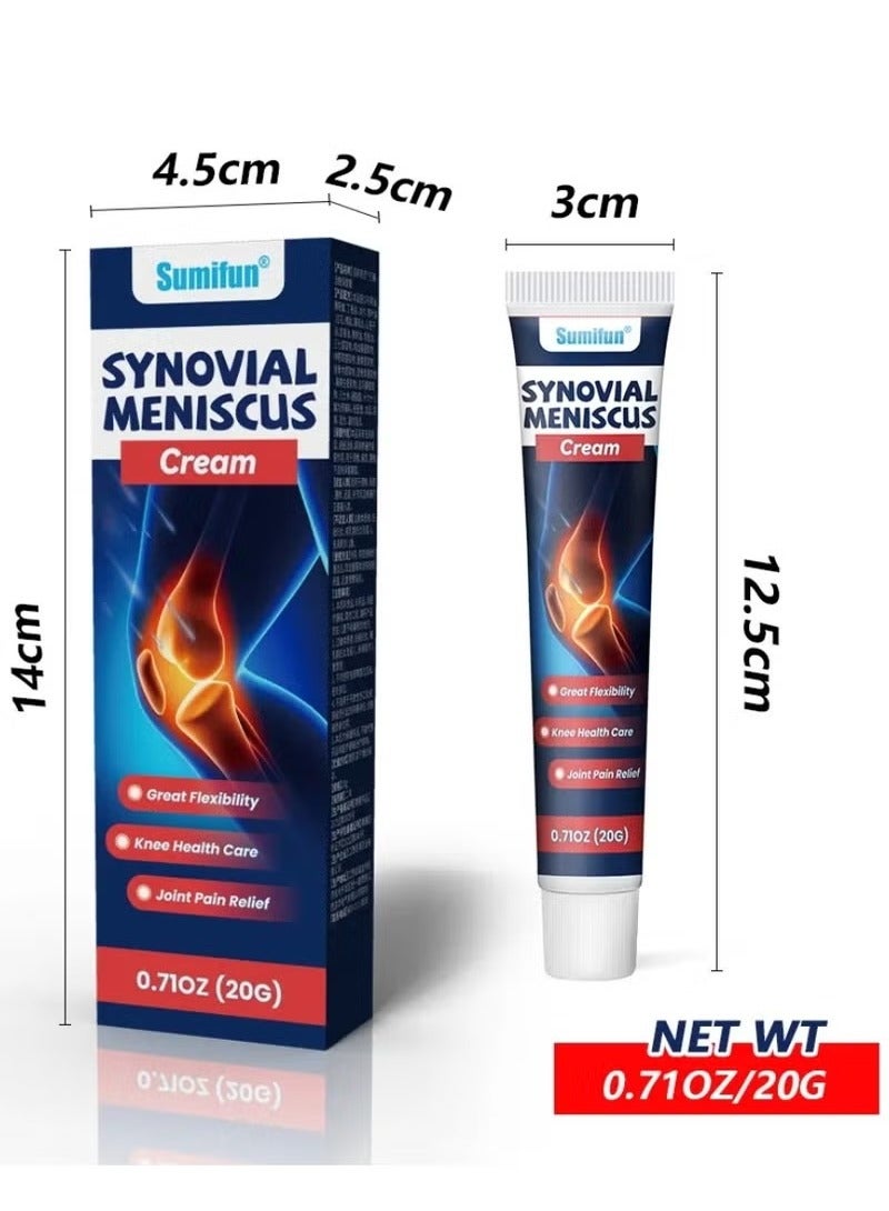 Sumifun Synovial Meniscus Cream Meniscus Pain Relief Cream Joint Pain Relief Cream Knee Care Cream for Joint Care Treatment Gel Pain Relief Cream Joint and Bone Therapy Cream Soothing Joint Cream 20g - Image 3
