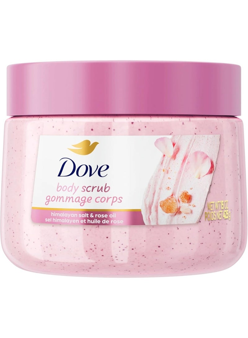 دوف مقشر الجسم بملح الهيمالايا وزيت الورد - 425 جم - Image 1