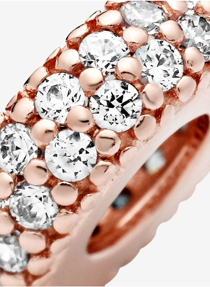 PANDORA - Pandora 781359CZ Women Clear Sparkle Spacer Charm Rose Gold - Image 1