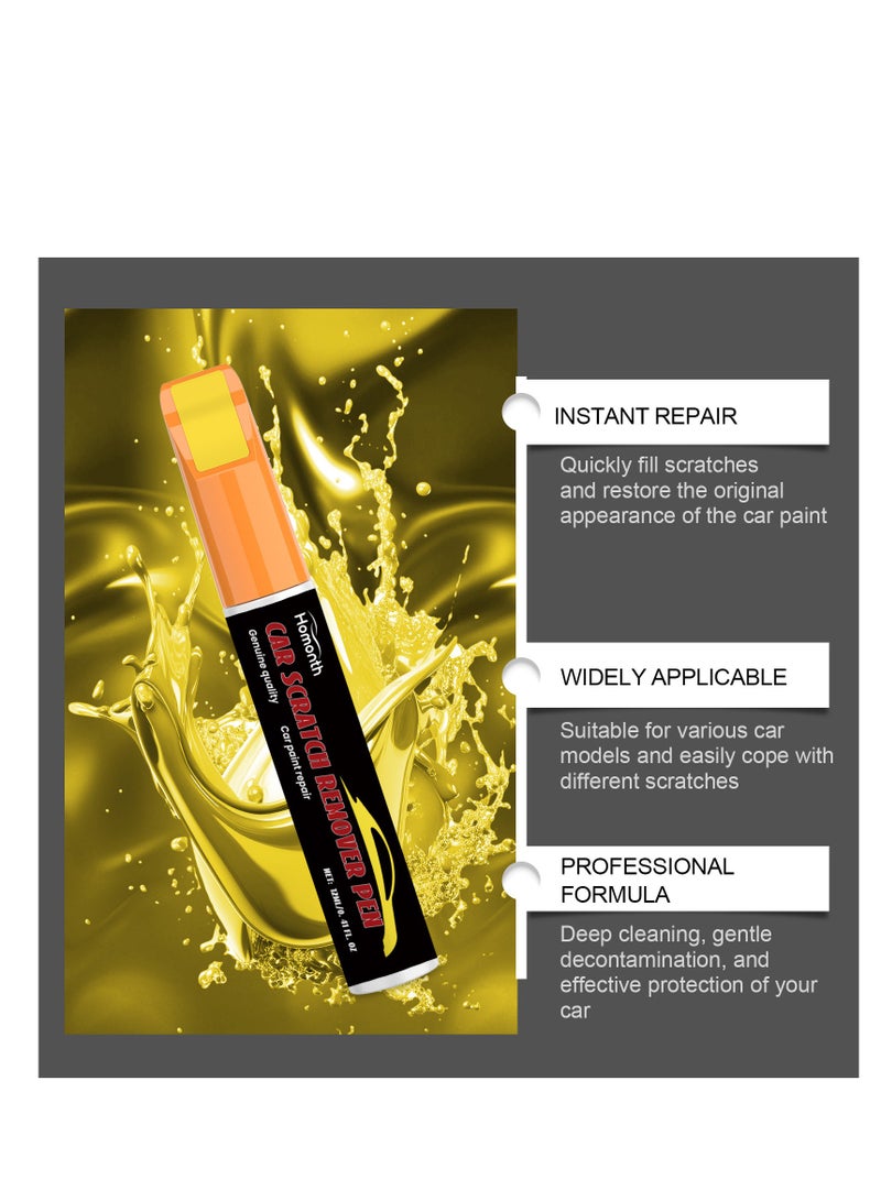 Homonth Touch Up Paint for Cars 2 in 1 Car Touch Up Paint Erase Car Scratches Pen for Vehicles, Quick & Easy to Repair Universal Car Paint for Scratch Repair Various Cars (White) - Image 4