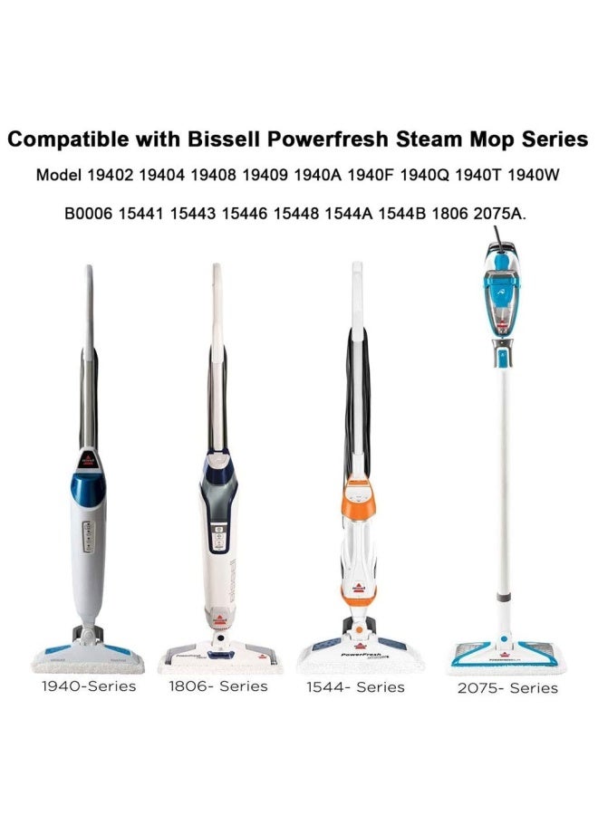 LBLVBNEWD 4 عبوات من وسادات البخار 1940 لجهاز بيسل باور فريش 1806 1544 1440 2075A 2685A موديل 19402 19404 19408 1940A 1940Q 1940T B0006 B0017 قطع غيار قابلة للغسل وإعادة الاستخدام من الألياف الدقيقة - Image 4