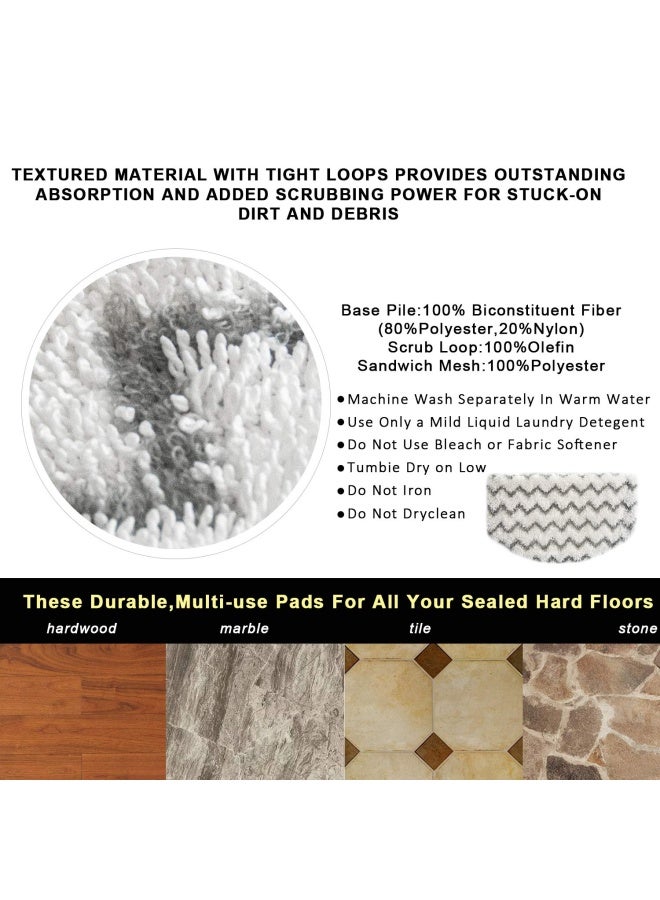 LBLVBNEWD 4 عبوات من وسادات البخار 1940 لجهاز بيسل باور فريش 1806 1544 1440 2075A 2685A موديل 19402 19404 19408 1940A 1940Q 1940T B0006 B0017 قطع غيار قابلة للغسل وإعادة الاستخدام من الألياف الدقيقة - Image 2