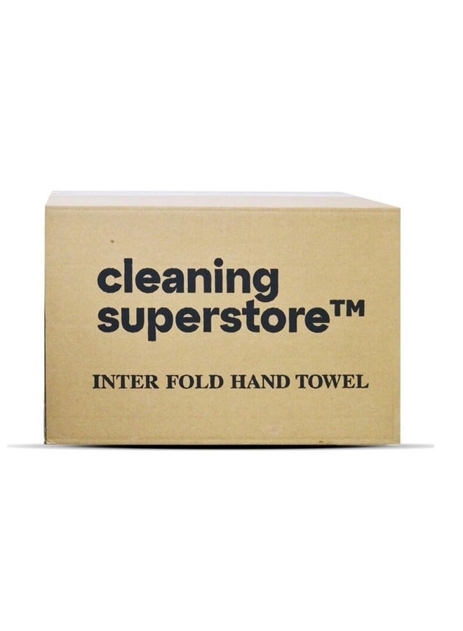 كلينينج سوبر ستور مناديل ورقية قابلة للطي - ١٥٠ ورقة × ٢٠ عبوة، مناشف يد صحية ماصة للاستخدام مرة واحدة للاستخدام المنزلي والتجاري - Image 1