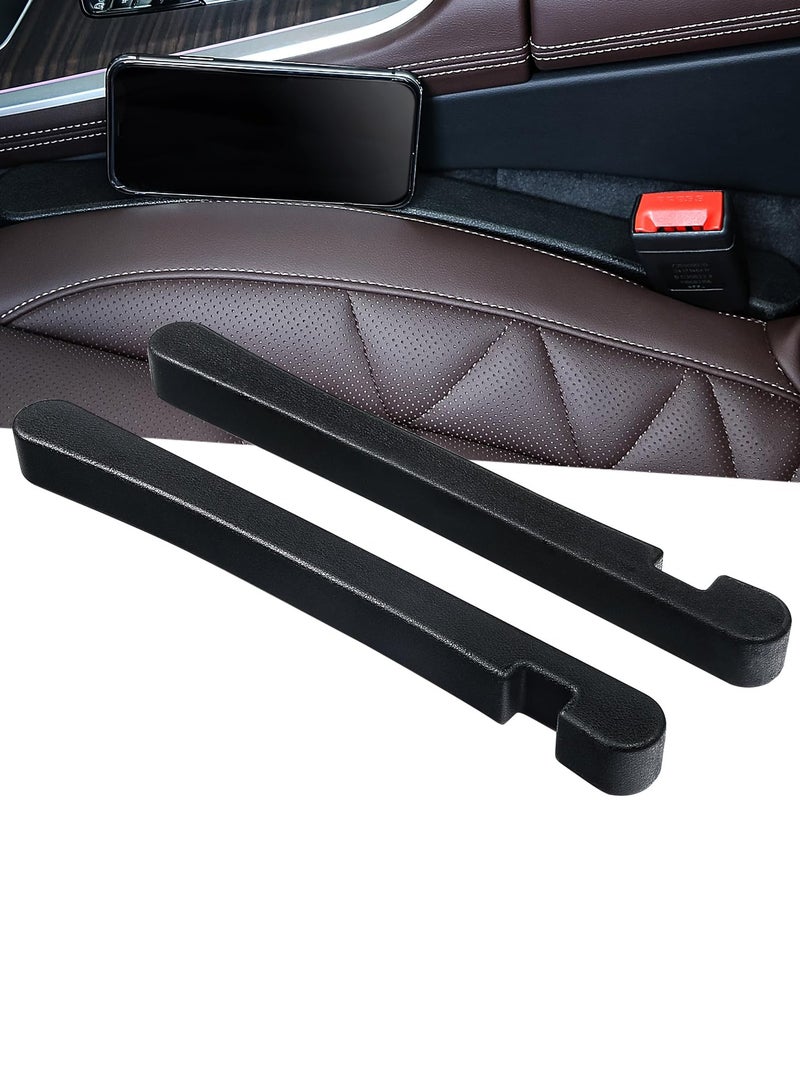 SYOSI Car Seat Gap Filler 2Pcs Multifunctional Seat Side Gap Filler Between Seat and Console Leakproof Plugging Strips Car Seat Crevice Filler Slot Plug Cover Pad Universal Car Seat Accessory - Image 1