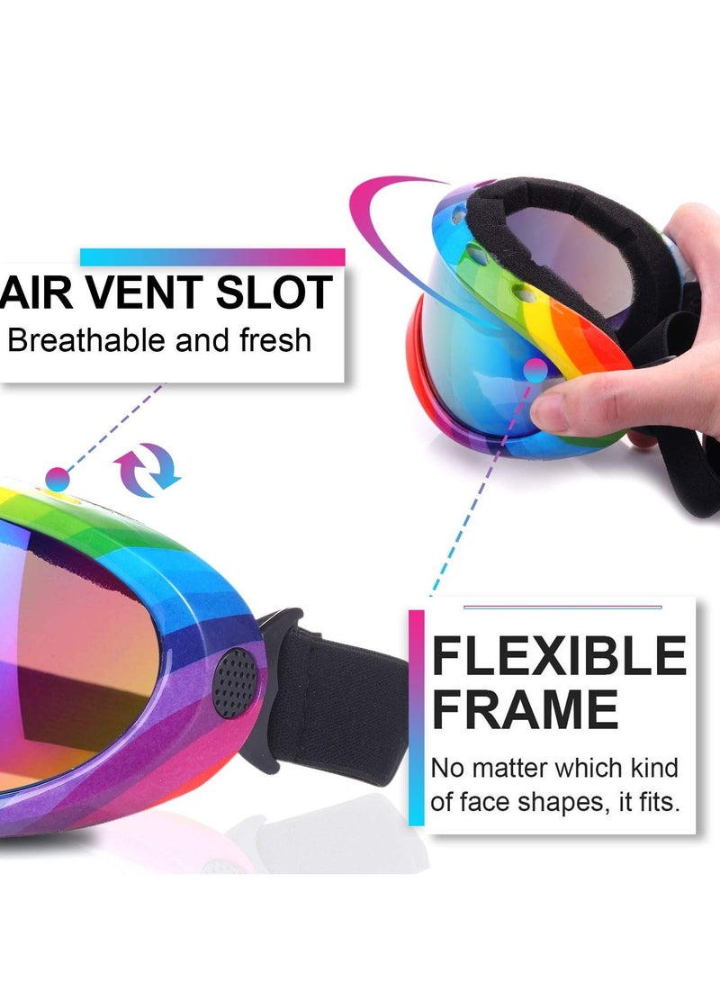 KASTWAVE Ski Goggles Snowboard for Kids Boys Girls Youth Men Women with UV 400 Protection Wind Resistance Anti-Glare Lenses New Edition Pack of 2 - Image 5