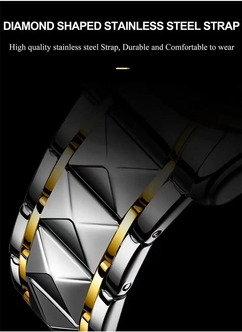 POEDAGAR Luxury Men Quartz Watch Waterproof Date Week Luminous Wristwatch Stainless Steel Men's Watches Male Clock Sports  - Image 4