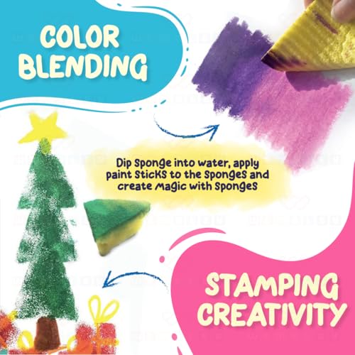 Wembley Metallic Paint Stick| Set of 12 Colorful Quick-Dry Art Set for Kids| Washable Shiny Metallic Color Paint Stick| Perfect Fun and Learning Gift Item for Creative Kids - Image 5