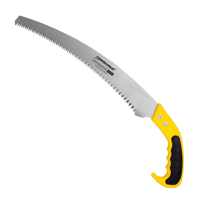 Professional Curved Pruning Saw – 35cm Tree Cutter with Sheath, Heavy-Duty Design for Precise Branch Trimming and Tree Care