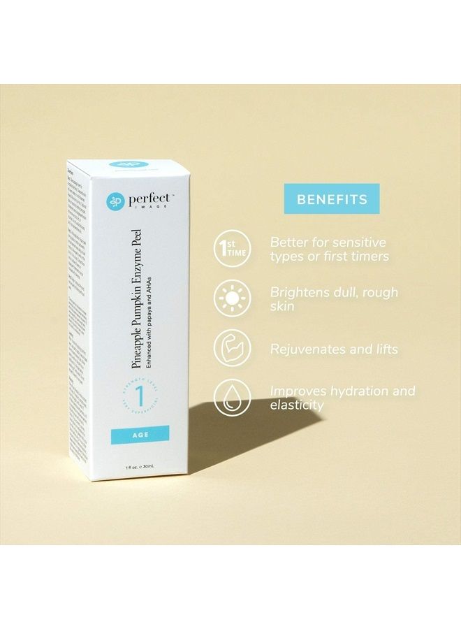 PERFECT IMAGE Pineapple Pumpkin Enzyme Skin Peel 1 oz - Enhanced with Papaya Extract & Alpha Hydroxy Acids (Professional Chemical Peel) - Image 4