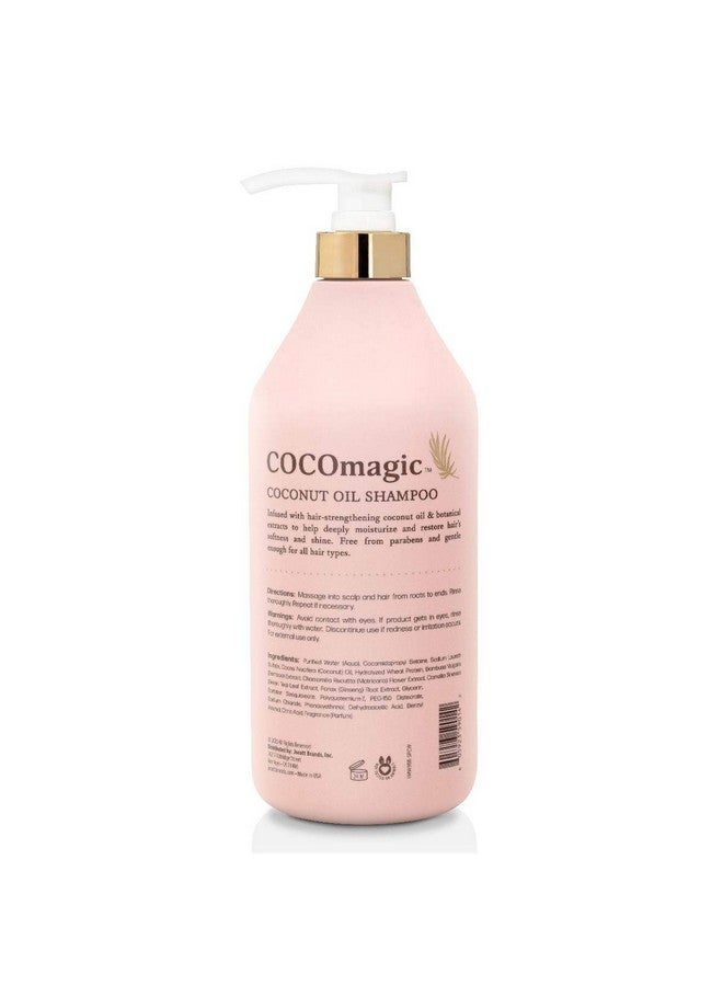 cocomagic Ocomagic Nourishing Shampoo ; Coconut Oil And Botanical Extracts ; Strengthen Restore Softness And Shine ; Paraben Free Cruelty Free Made In Usa (32 Oz) - Image 3