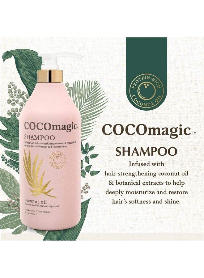 cocomagic Ocomagic Nourishing Shampoo ; Coconut Oil And Botanical Extracts ; Strengthen Restore Softness And Shine ; Paraben Free Cruelty Free Made In Usa (32 Oz) - Image 4