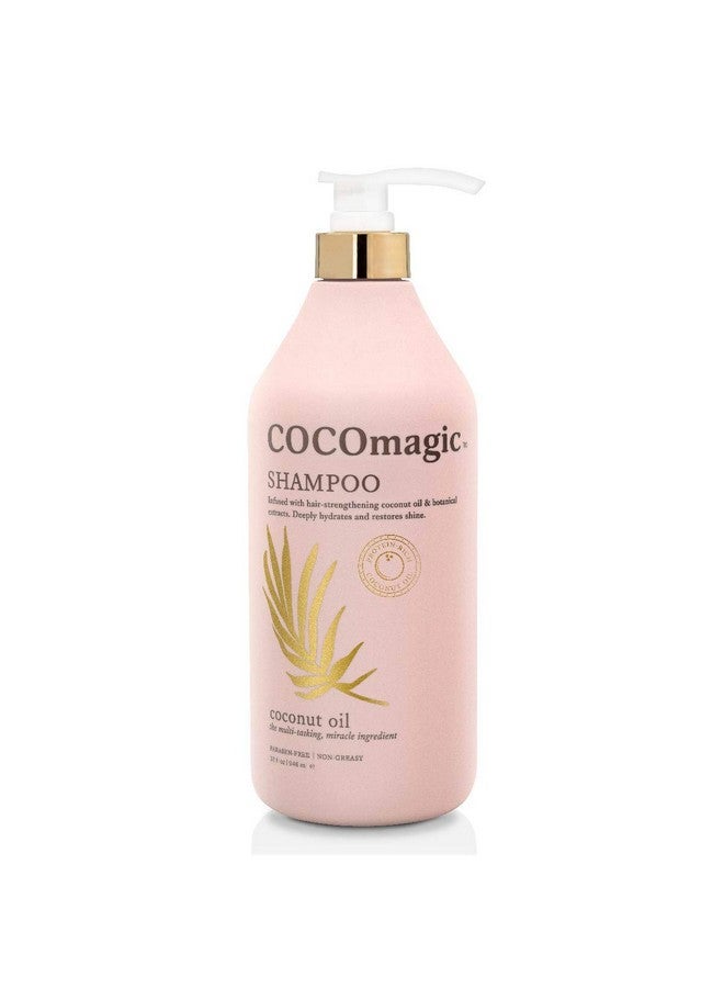 cocomagic Ocomagic Nourishing Shampoo ; Coconut Oil And Botanical Extracts ; Strengthen Restore Softness And Shine ; Paraben Free Cruelty Free Made In Usa (32 Oz) - Image 2