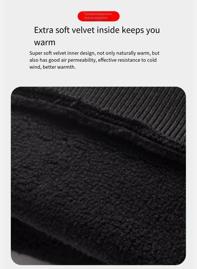 Cycling Gloves Men's Winter Outdoor Non-Slip Touch Screen Thick Warm - Image 5