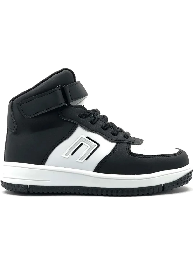 كوول Beijing Long Black-White Kids Sneakers