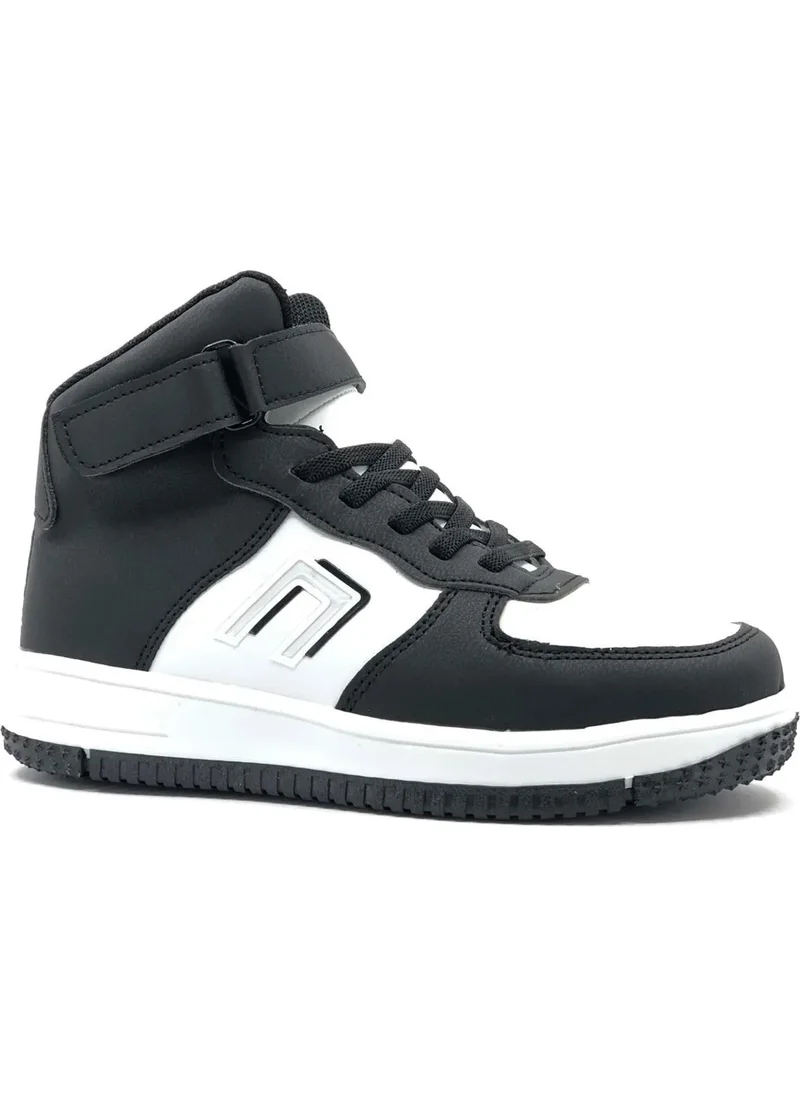 كوول Beijing Long Black-White Kids Sneakers