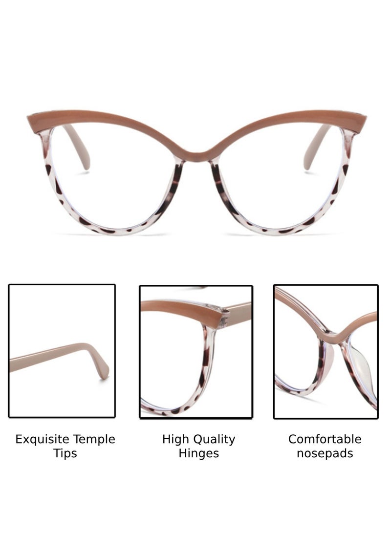 Urban Utility Blue Light Blocking Optical Eyeglasses - Stylish Oversized Frames, Clear Lens, Polarized. Top-rated Bluelight Protection for Reading, Work, & Screen Time. Vintage-Inspired, Lightweight Design. - Image 4