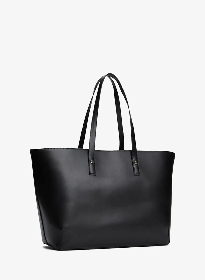 TOMMY HILFIGER  Logo Detailed Zip Through Tote for Women | Best Price UAE