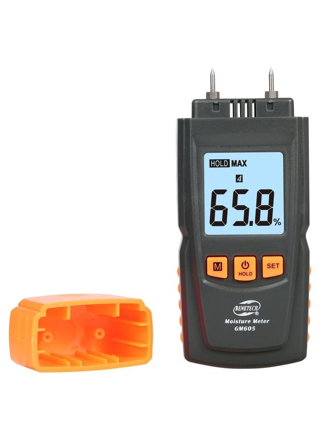 Generic - BENETECH GM605 Digital Wood Moisture Meter Humidity Tester Timber Damp Detector - Image 1