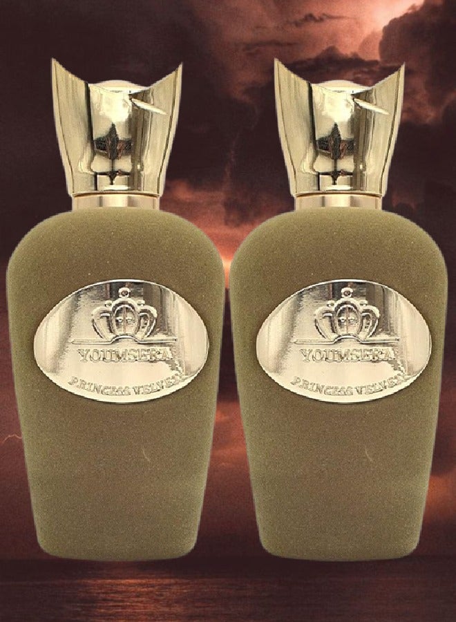 YOUMSERA 2 Pieces Youmsera Princess Velvet Brown Number 6054 EDP 100 ml - Image 1