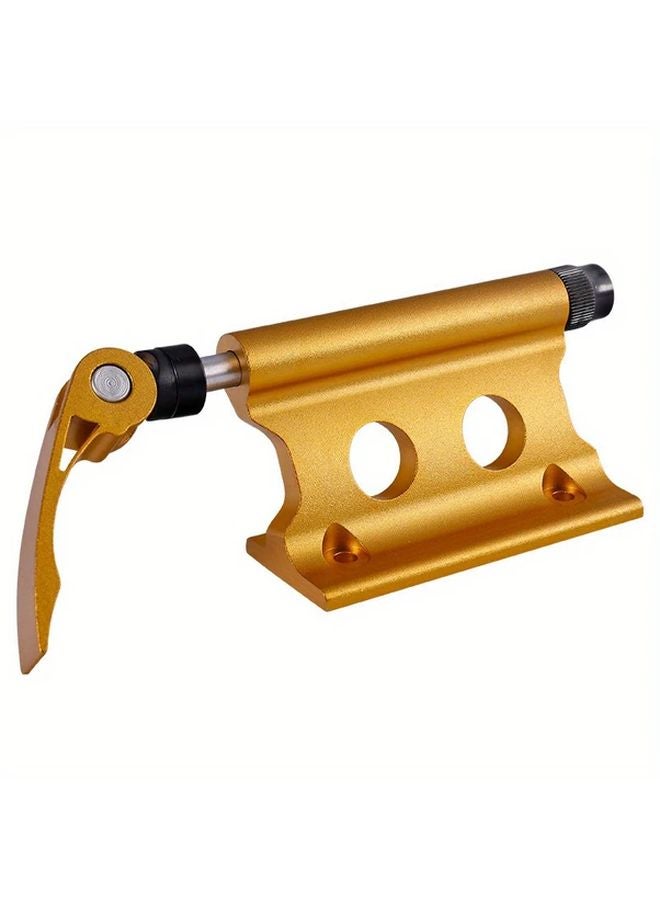 Golden Bicycle Fork Mount Rack Quick Release Clamp For Car SUV Parking - Image 1