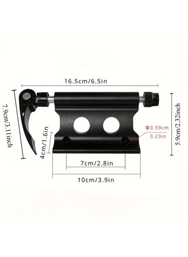 Golden Bicycle Fork Mount Rack Quick Release Clamp For Car SUV Parking - Image 3