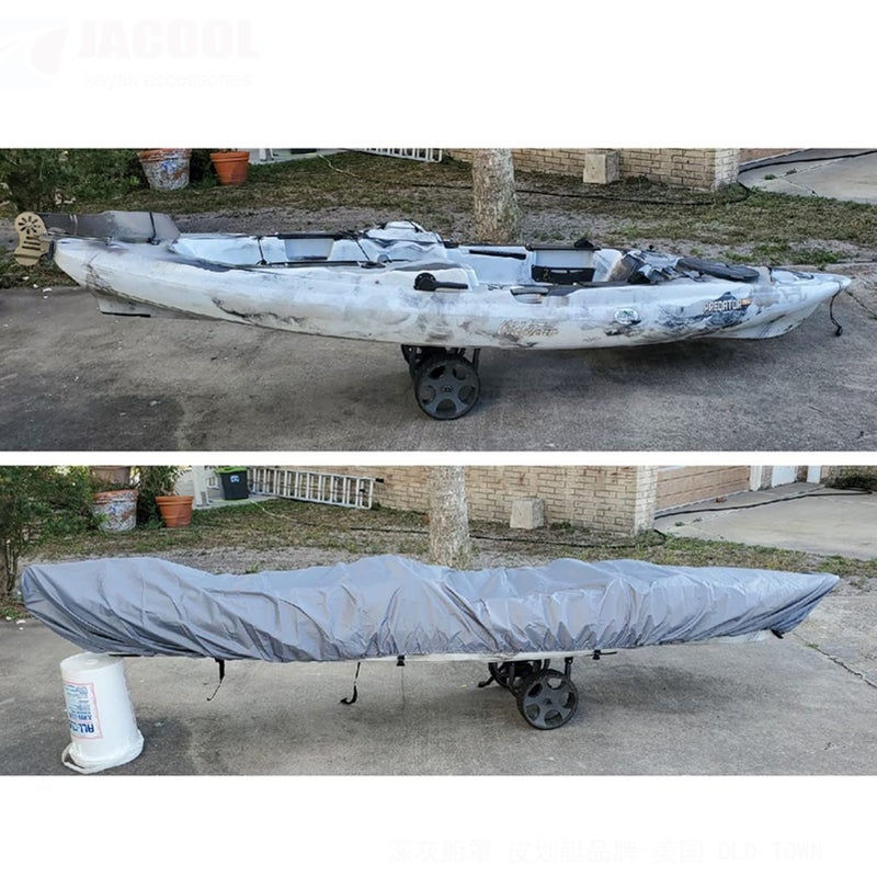 Kayak Cover Waterproof UV Kayak Cover Outdoor Kayak Storage Cover for Boat Kayak Canoe SUP Paddleboard - Image 2