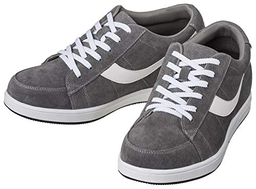 TOTO Men's Invisible Height Increasing Elevator Shoes - Gray Lace-up Suede Leather Sneakers - 2.8 Inches Taller - A1911 - Size 7 D(M) US - Image 5