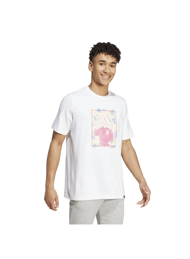 Adidas adidas M Doodle T White Training T-Shirts XS