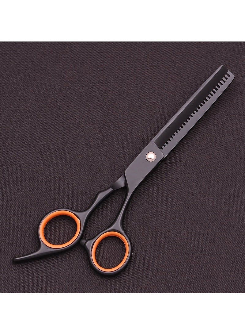6-inch hair cutting scissors hair cutting tool set. Hair cutting scissors set. Thinning scissors styling tool, shaver comb set, hair cutting comb, shaver, double-sided comb, apple comb - Image 3