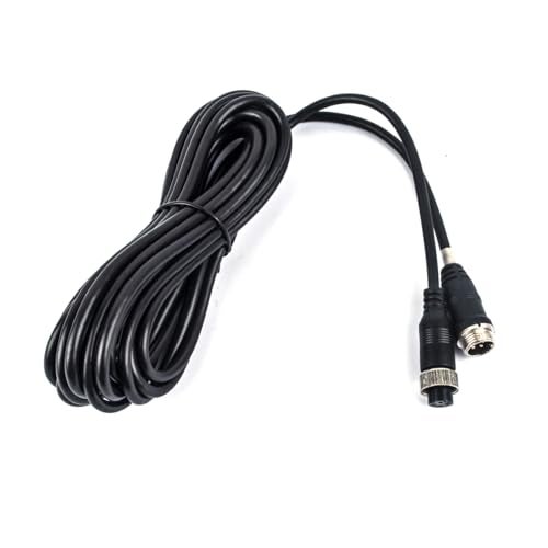 XENOCAM 16FT 5M Car Video Extension Cable 4-Pin Aviation Waterproof Shockproof for CCTV Rearview Camera Truck Trailer Camper Bus Motorhome Vehicle Backup Monitor System - Image 2